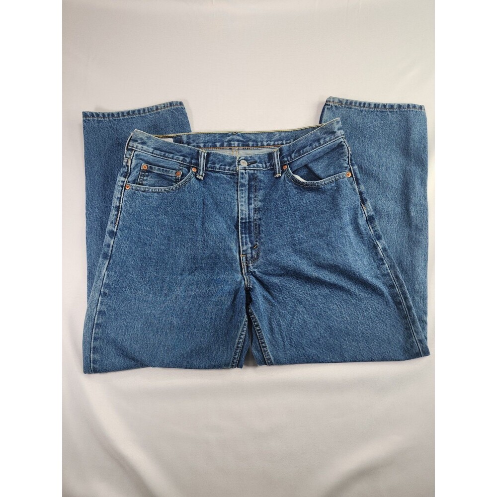 Levis 550 Relaxed Fit Jeans Mens 36x30 Medium Wash Blue Denim 100% Cotton